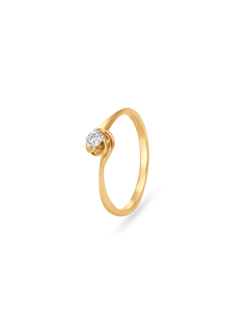 

Mia by Tanishq 14KT Gold Diamond Ring for Women in Bypass Design