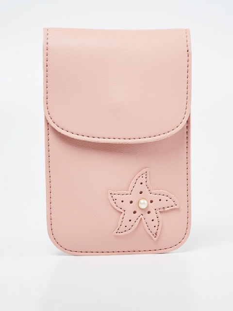 

Ginger by Lifestyle Pink Solid Sling Bag
