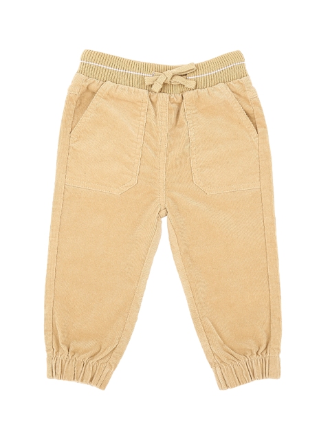 

Pantaloons Baby Boys Beige Regular Fit Solid Joggers