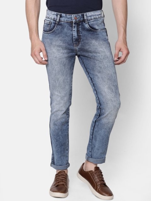 

CINOCCI Men Blue Slim Fit Mid-Rise Clean Look Stretchable Jeans