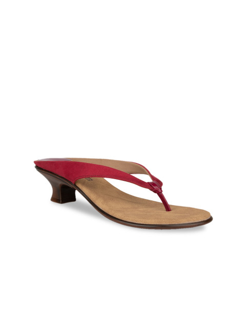

SOLES Women Maroon Solid Heels