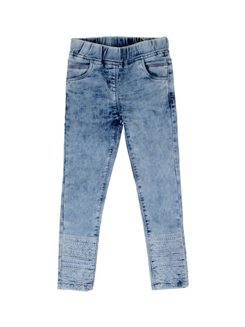 

TALES & STORIES Girls Blue Solid Jeggings