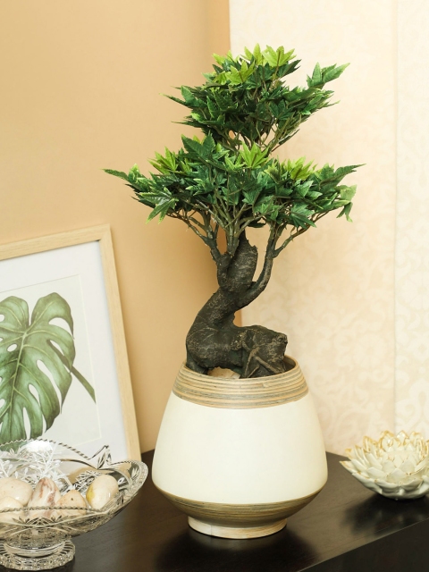 PolliNation Green Artificial Maple Plant