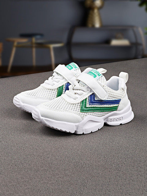 

Walktrendy Kids Green Slip-On Sneakers