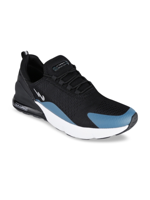

Campus Men Black & Turquoise Blue DRAGON Running Shoes