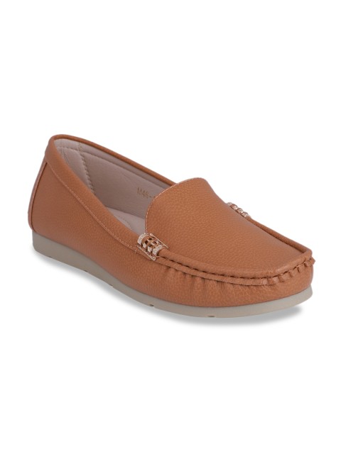 

pelle albero Women Tan Brown Loafers