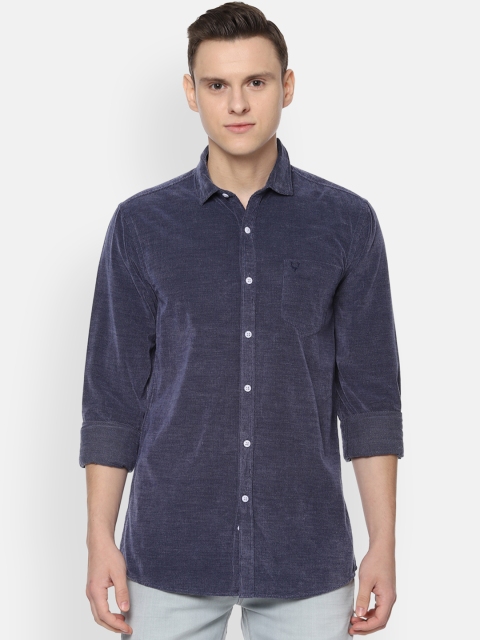 

Allen Solly Sport Men Navy Blue Regular Fit Self Design Casual Shirt