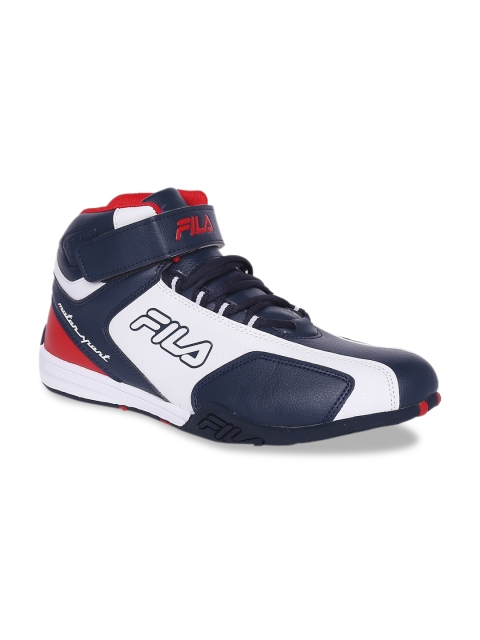 

FILA Men White Mesh Running Shoes