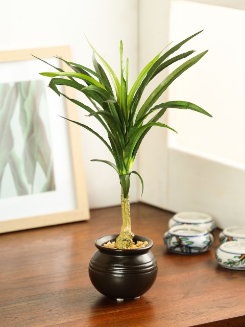 

PolliNation Green Artificial Yucca Bonsai With Pot