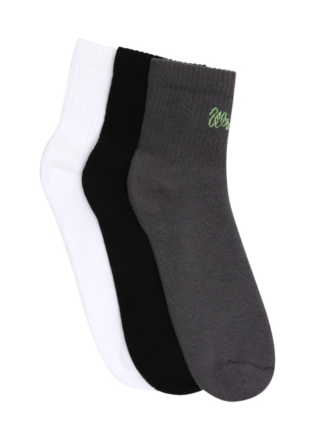 

Wrangler Men Pack of 3 Assorted Solid Ankle-Length Socks