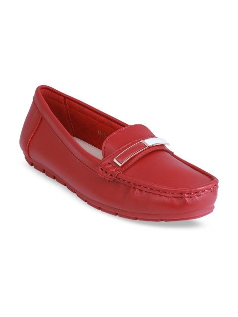 

pelle albero Women Red Loafers