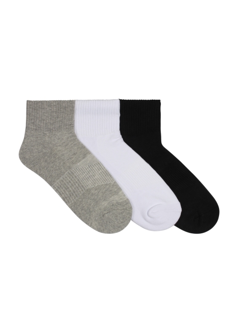 

Supersox Men Pack of 3 Ankle-Length Socks, Grey
