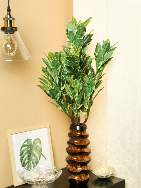 

PolliNation Variegated Artificial Quercus Plant, Green