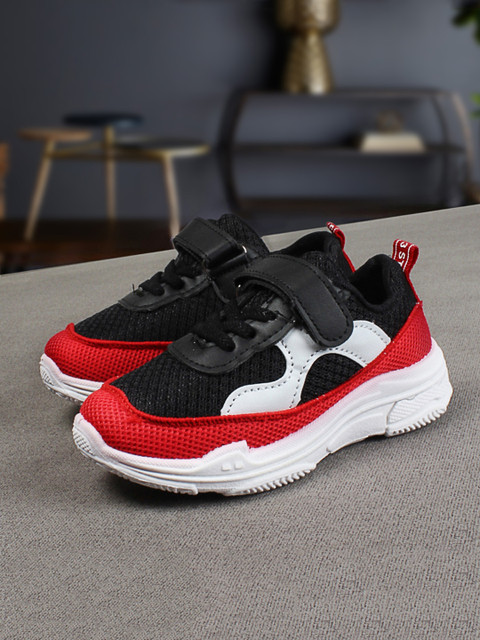 

Walktrendy Kids Red Slip-On Sneakers