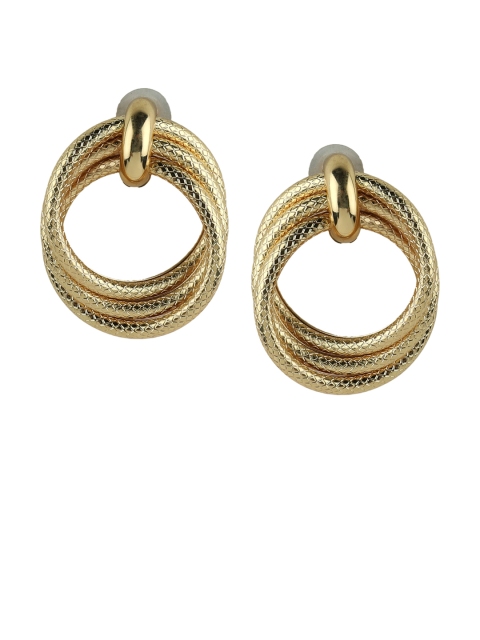 Kazo Women Gold-Toned Drop Earrings