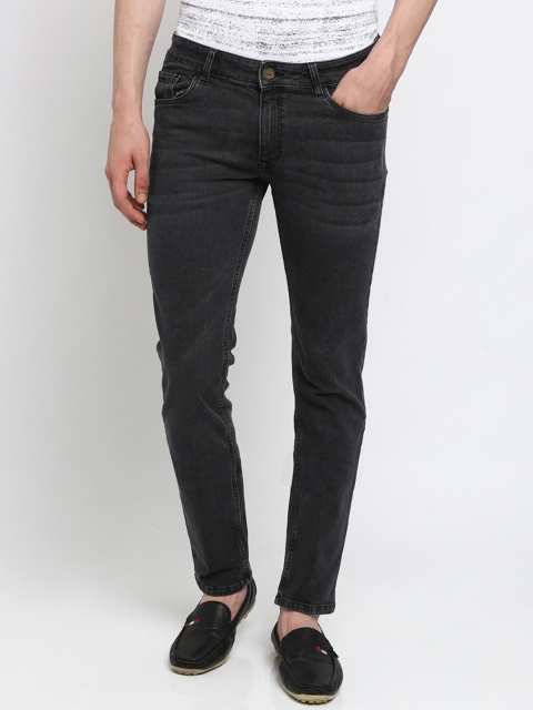 

Crocodile Men Grey Slim Fit Mid-Rise Clean Look Jeans