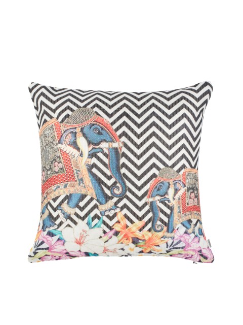 

Living Essence Multicoloured Single Ethnic Motifs Square Cushion Cover, Multi