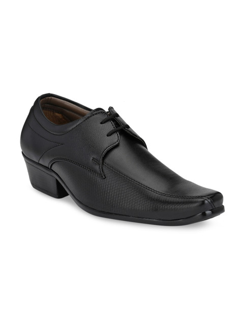 

Sir Corbett Men Black Solid Derbys