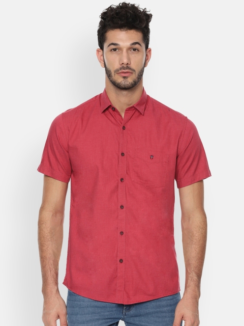 

Louis Philippe Sport Men Pink Slim Fit Solid Casual Shirt