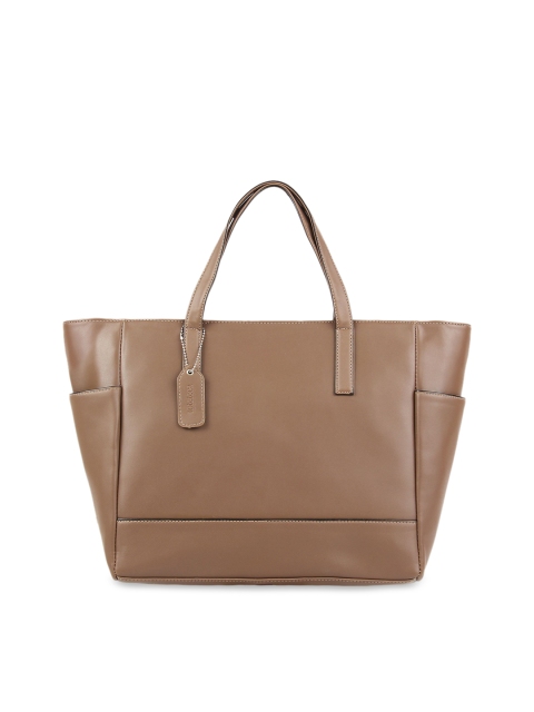

Toteteca Beige Solid Shoulder Bag