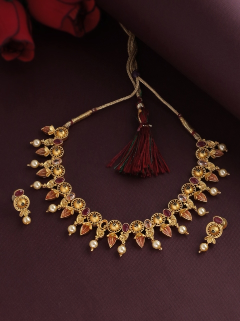 

Voylla Women Gold-Toned Jewellery Set
