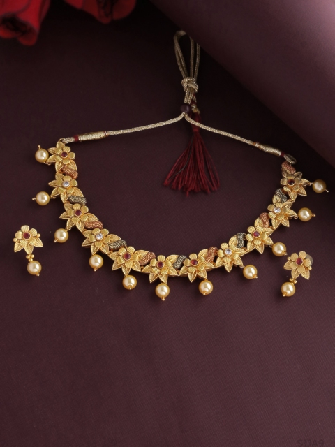 

Voylla Women Gold-Toned Jewellery Set