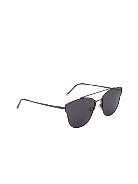 Ted Smith Unisex Grey Aviator Sunglasses TS-P201947