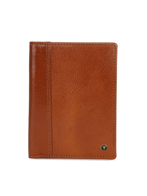 

Van Heusen Men Brown Solid Leather Card Holder