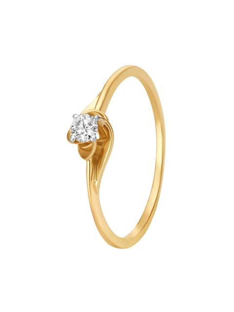 

Mia by Tanishq 14KT Gold Diamond Ring for Women in Floral Design