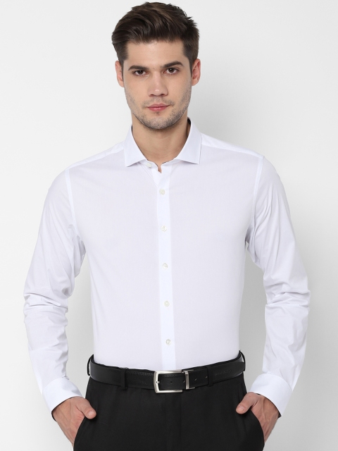 

SIMON CARTER LONDON Men White Slim Fit Solid Formal Shirt