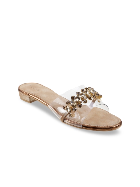 

Metro Women Gold-Toned Textured Heels