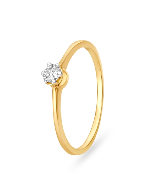 

Mia by Tanishq 14KT Gold Diamond Ring for Women, Yellow