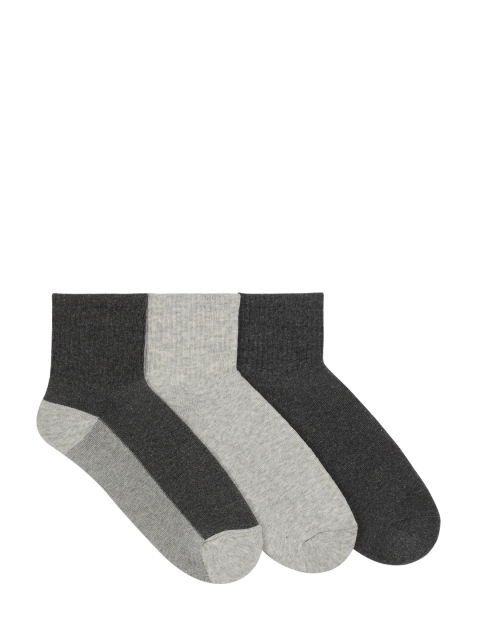 

Supersox Men Pack of 3 Ankle-Length Socks, Multi