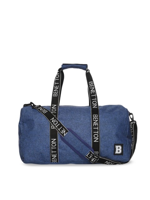 

United Colors of Benetton Unisex Navy Blue Solid Duffel Bag
