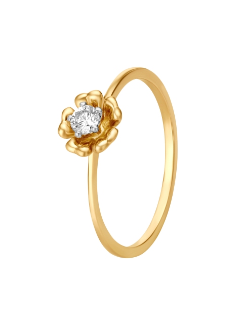 

Mia by Tanishq 14KT Gold Diamond Ring for Women in Bloomed Flower Design