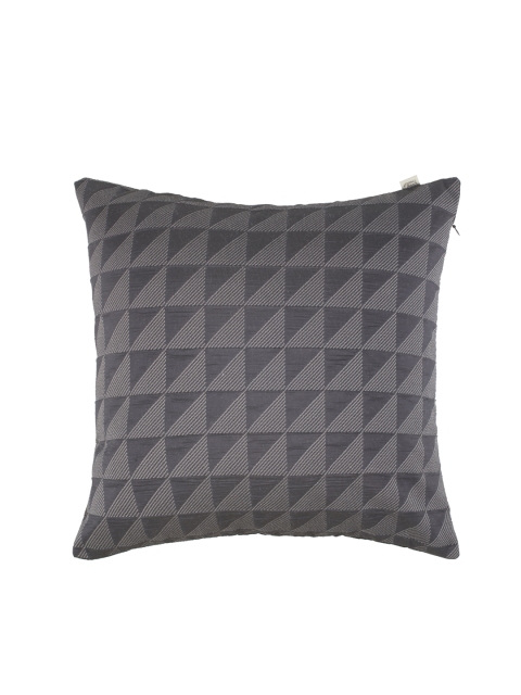 

Living Essence Black & Grey Single Geometric Square Cushion Cover