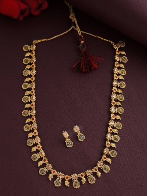 

Voylla Women Gold-Toned Jewellery Set