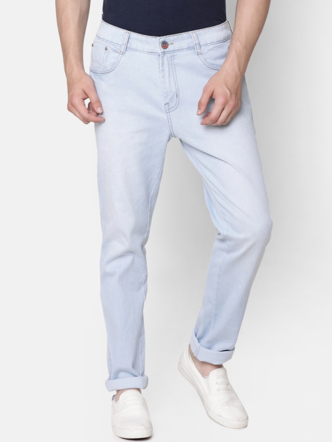 

CINOCCI Men Blue Slim Fit Mid-Rise Clean Look Stretchable Jeans