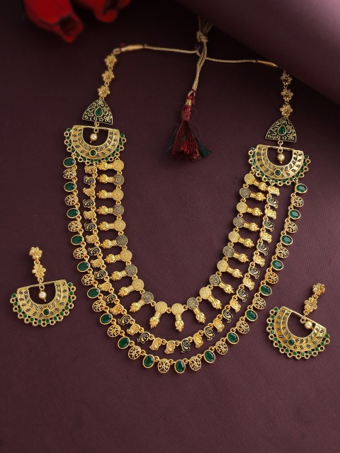 

Voylla Women Gold-Toned Jewellery Set