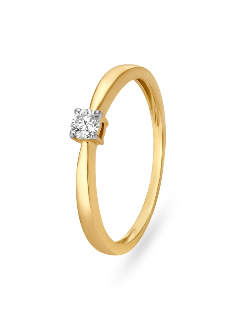 

Mia by Tanishq 14KT Gold Diamond Ring for Women in Reverse Tapered Design