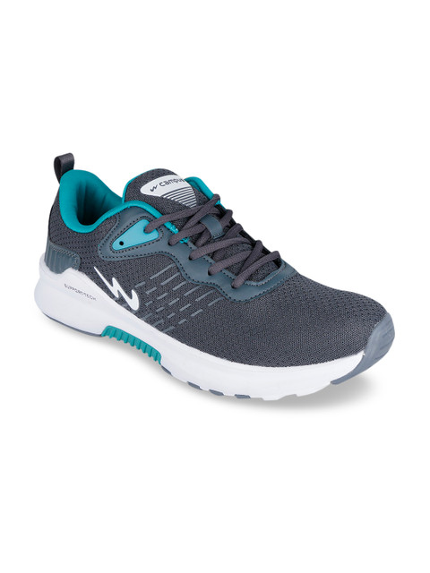 

Campus Men Grey Mesh Running Shoes