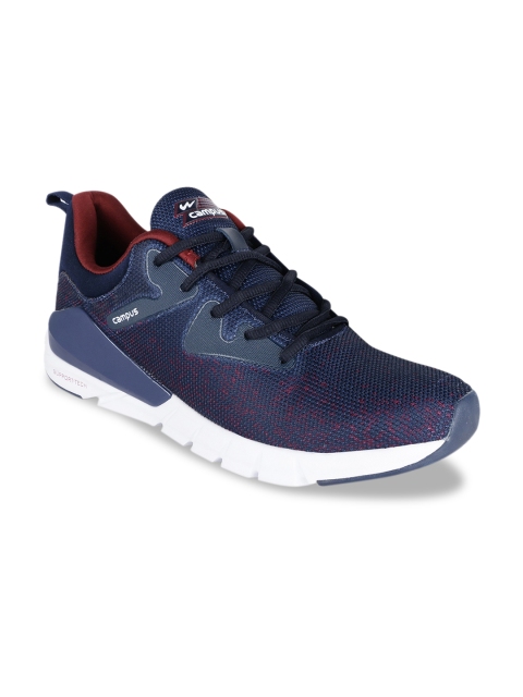

Campus Men Navy Blue & Red DIVE Running Shoes