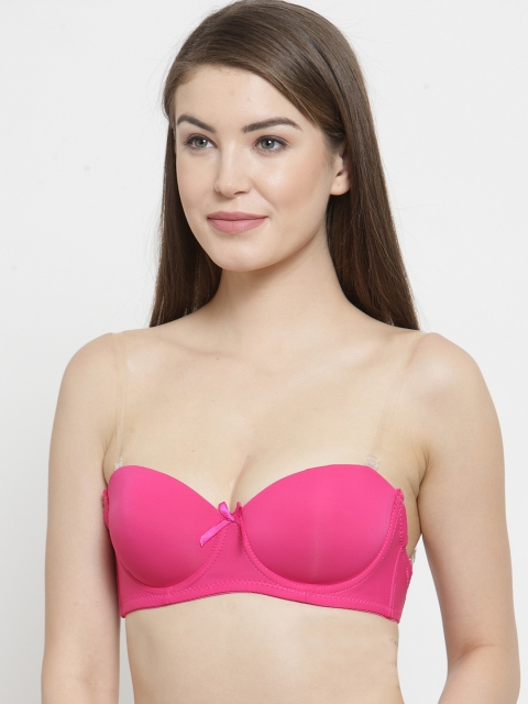 

PrettyCat Pink Solid Underwired Lightly Padded T-shirt Bra PC-20191-32B