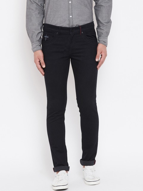 

Canary London Men Black Skinny Fit Low-Rise Clean Look Stretchable Jeans