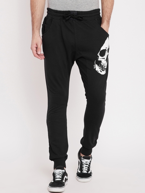 

PUNK Men Black Solid Slim fit Track Pants