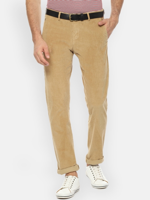 

Allen Solly Men Beige Slim Fit Solid Chinos