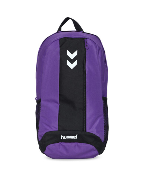 

hummel Unisex Purple Colourblocked Backpack