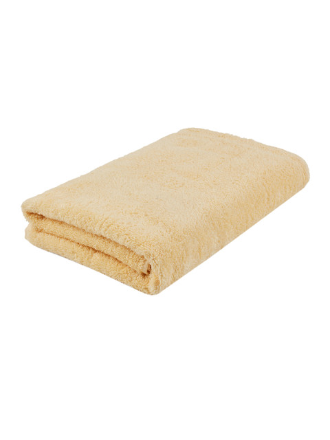 

HomeTown Unisex Yellow Solid Bath Towels