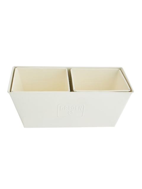 

HomeTown Gold Set of 3 Meira Glass Flower Vases, Beige