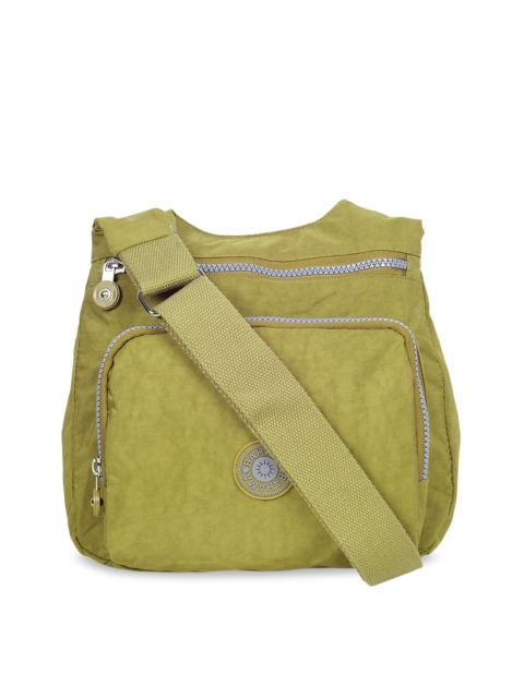 

BAHAMA Unisex Green Solid Messenger Bag